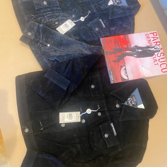 Ladies Parasuco Vintage Elephant Skin Jacket Sz L - Picture 10 of 12